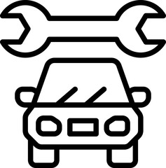 Car maintenance icon