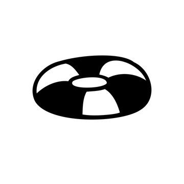 recommend clip art: シンプルな浮き輪のイラスト素材