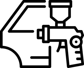 Car repaint icon