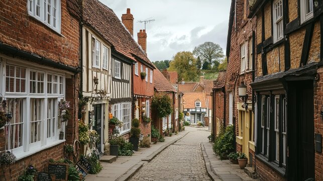 A quaint village with charming architecture