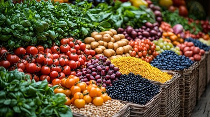 Fresh Produce Market Display
