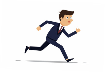 business man running