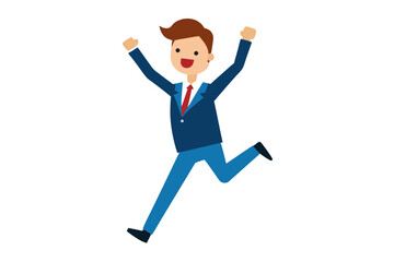 business man running