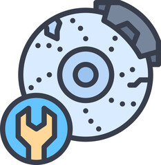 Disc brake icon