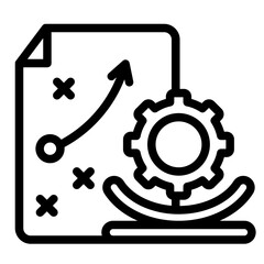 Business Resilience Planning  Icon Element For Design	