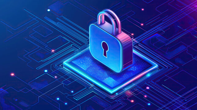 technology concept, security data