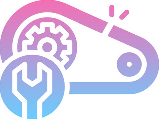 Drive belt icon