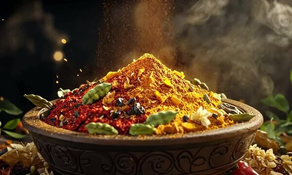 Aromatic Spices: Culinary Delights and Warm Colors