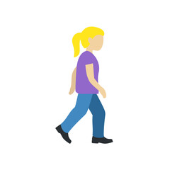 Walking Woman (Blonde Hair)
