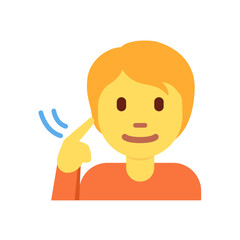 Deaf Person (Blonde Hair)
