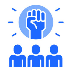 Fototapeta premium Empowerment Icon Element For Design 