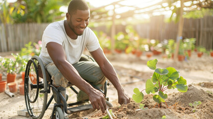 Inspirational outdoor gardening activities for wheelchair users in home gardens