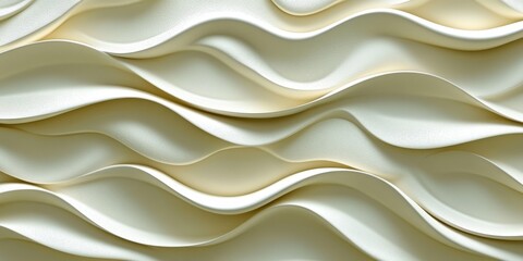 Fototapeta premium Seamless Gradient Texture, 3D Low-Profile Wavy Pattern With Monochromatic Colors For Backgrounds