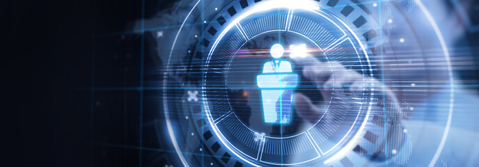 Business, Technology, Internet and network concept. Labor law, Lawyer, Attorney at law, Legal advice concept on virtual screen.