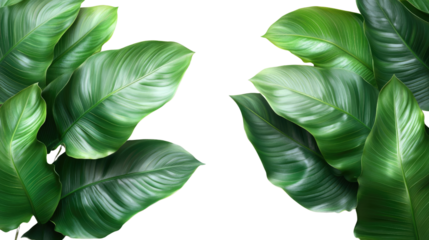 Fresh green leaves and a recycle symbol, isolated and aromatic, represent organic herbal ingredients