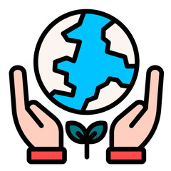 Environmental Awareness  Icon Element For Design	