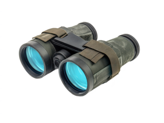 High-Quality Binoculars for Outdoor Activity, Bird Watching, Hiking, and Nature Observation Featuring Green Rubber Coating and Blue Lenses