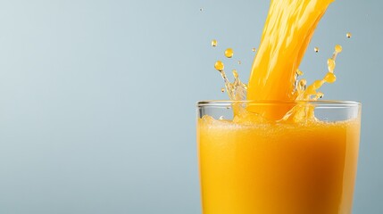 Fresh mango juice summer refreshment healthy drink ripe fruit delight sticky rice pairing vibrant environment