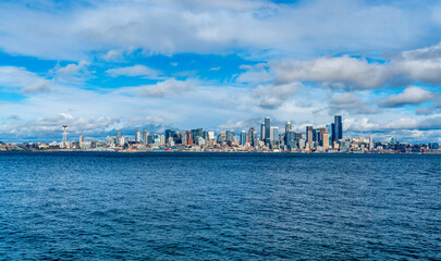 Naklejka premium Seattle Architecture Scence 3