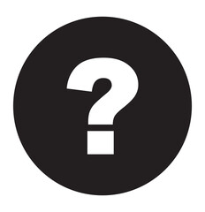 Question mark icon set in different design. Why symbol . 