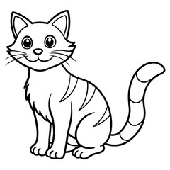 Cute Cat Vector Design: Adorable Feline Illustrations & Clipart