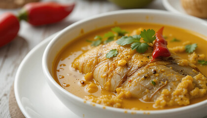Flavorful Indian Fish Curry Bowl