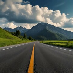 Fototapeta premium road in the mountains