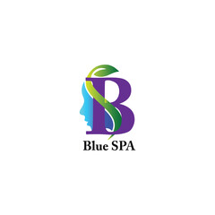 Obraz premium Blue SPA logo vector illustration.eps