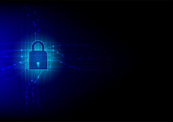 Cyber risk digital technology background