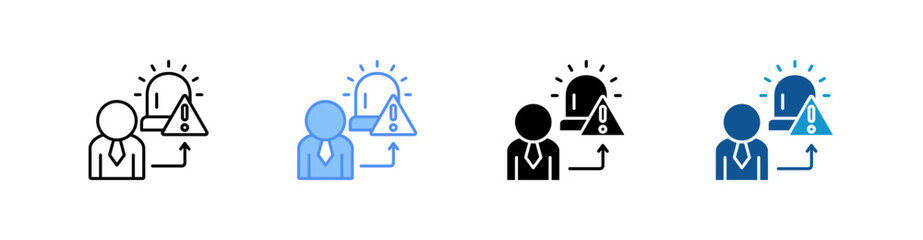 Crisis Multi Style Icon Sheet