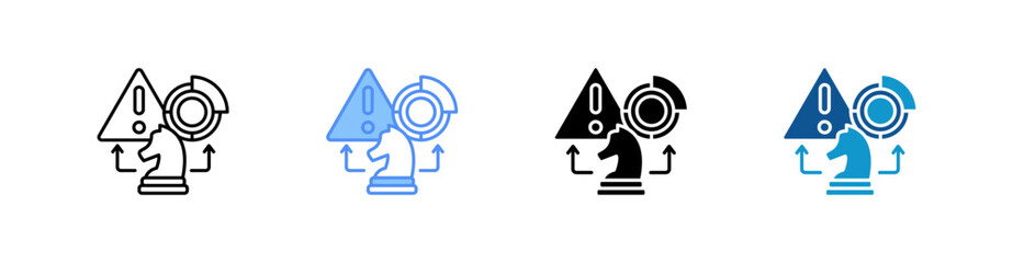 Contingency Plan Multi Style Icon Sheet