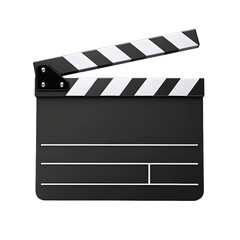 Fototapeta premium Classic movie clapperboard. Filmmaking, cinema, production.