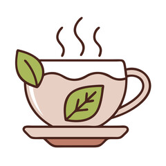 tea cup editable icon design