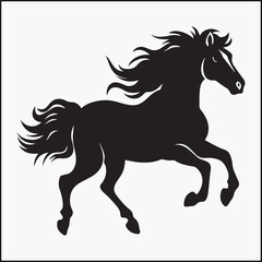 Centaur Galloping silhouette

