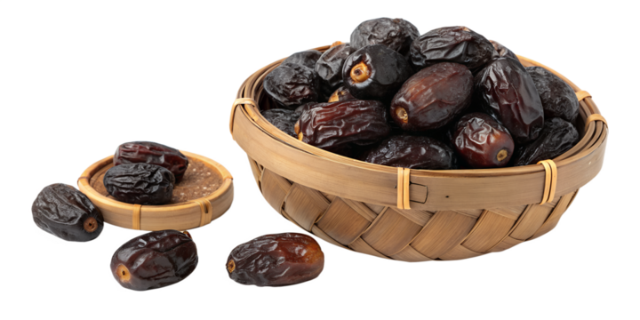 ajwa dried dates in a bowl