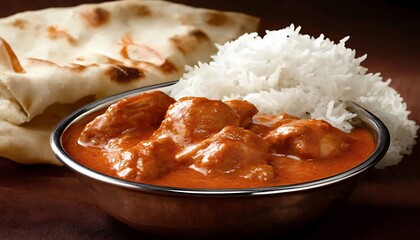 Chicken Tikka Masala for Rice, Naan Bread.