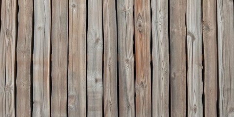 Obraz premium Vertically stacked old wooden planks, showing texture and age, old wood texture, aged wood texture