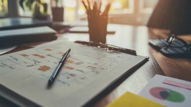 Breaking big goals into smaller tasks makes planning more manageable.