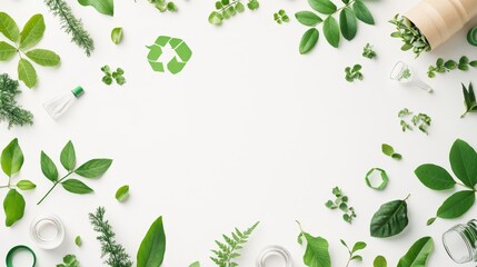 Showcasing bioeconomy through minimalist design virtual space graphic art digital environment innovative viewpoint