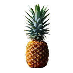 Fototapeta premium pineapple on white background
