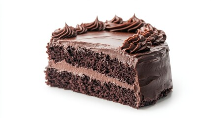 Indulging in decadence a minimalist chocolate cake shot studio food photography soft lighting artistic perspective