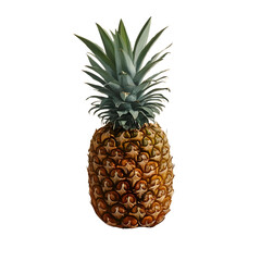 pineapple on white background