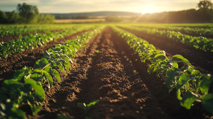 The fertile soil supports an abundance of crops, ensuring food for both humans and wildlife.