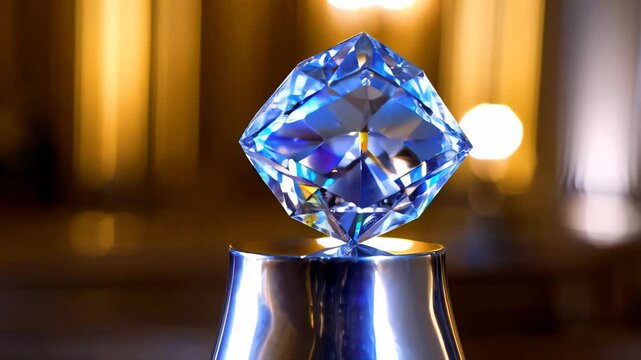 Luxury jewelry and diamond exhibition, close-up of gemstones and diamonds