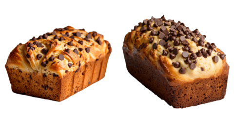 An image of a loaf of freshly baked bread, isolated and set against a transparent background, was created with Generative Ai