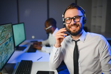 Dispatching support centers for freight transportation. Logistics and navigation of cargo delivery