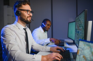Dispatching support centers for freight transportation. Logistics and navigation of cargo delivery