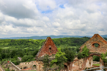 Ruins of the Discalced Carmelite Monastery in Zagorz, podkarpackie voivodeship, Poland, Europe