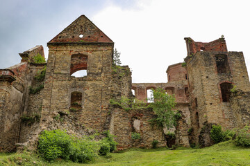 Ruins of the Discalced Carmelite Monastery in Zagorz, podkarpackie voivodeship, Poland, Europe
