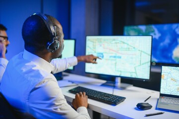 Dispatching support centers for freight transportation. Logistics and navigation of cargo delivery